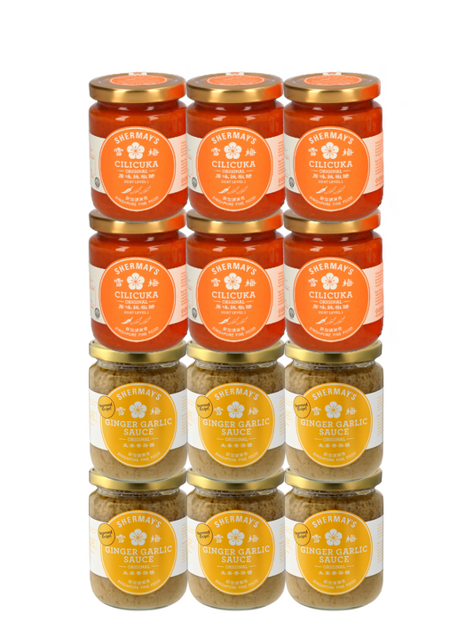 6 Cilicuka Original, 5 Ginger Garlic + 1 Ginger Garlic FREE