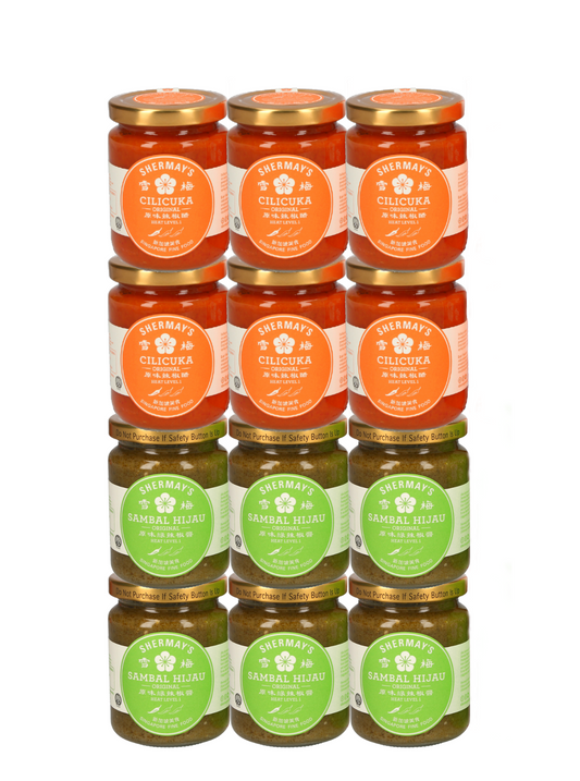 6 Cilicuka Original, 5 Sambal Hijau + 1 Sambal Hijau FREE