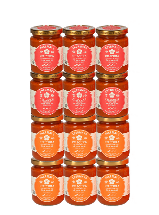 6 Cilicuka Very Hot, 5 Cilicuka Original + 1 Cilicuka Original FREE