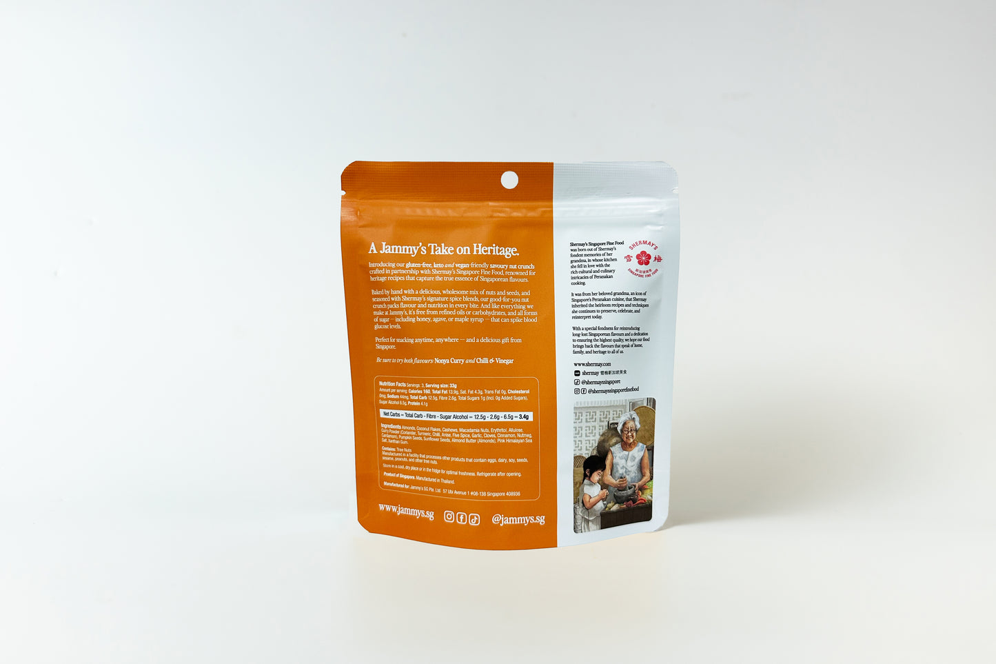 Shermay's x Jammy's Nonya Curry Nut Crunch