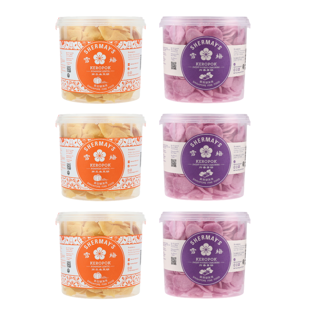 Bundle of 6 Buckets (3 Pumpkin Lentil, 3 Sweet Potato)