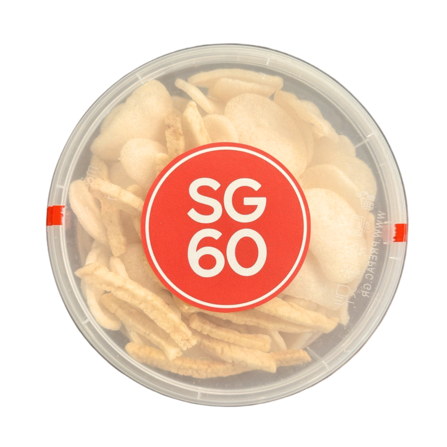 Set of 12 x SG60 Mixed Prawn Keropok Bucket + SG60 Cilicuka Original + 12 Medium Gift Bags Free