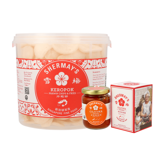 SG60 Mixed Prawn (Keropok) Bucket & SG60 Cilicuka Original