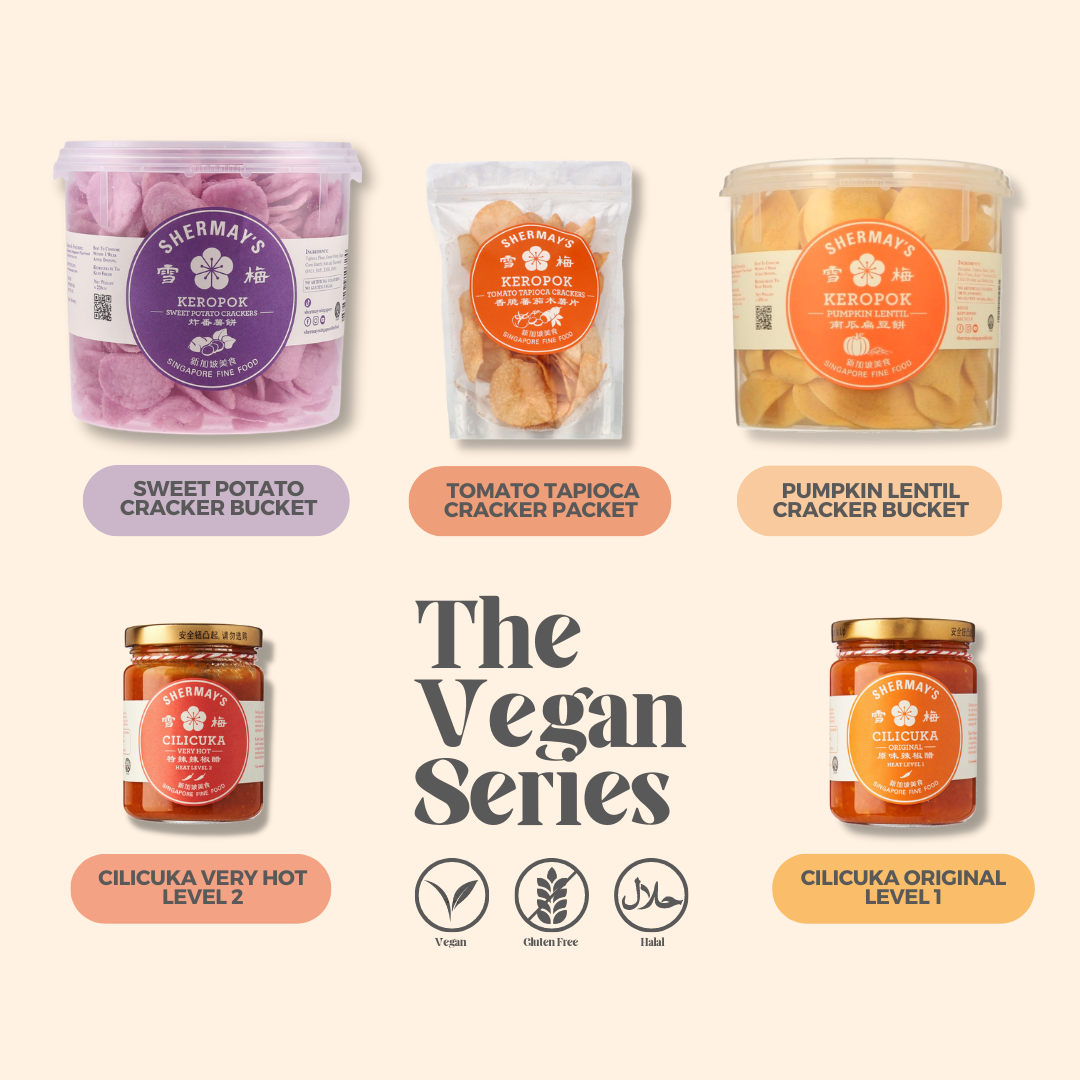 Vegan Cracker (Keropok) Snacking Set