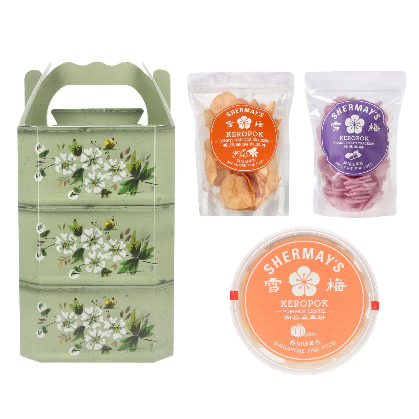 Tingkat Gifting Pair - Seafood and Vegan