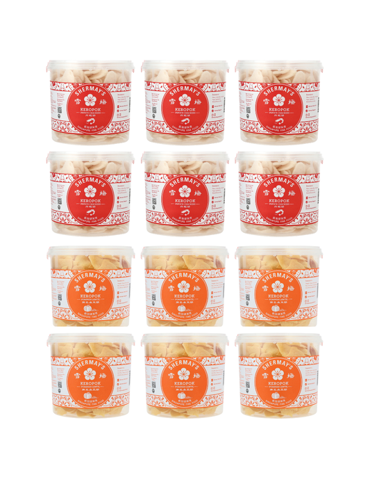 6 Prawn Bucket + 6 Pumpkin Bucket Carton Deal