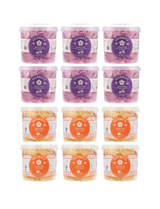 6 Sweet Potato Buckets + 6 Pumpkin Buckets Carton Deal