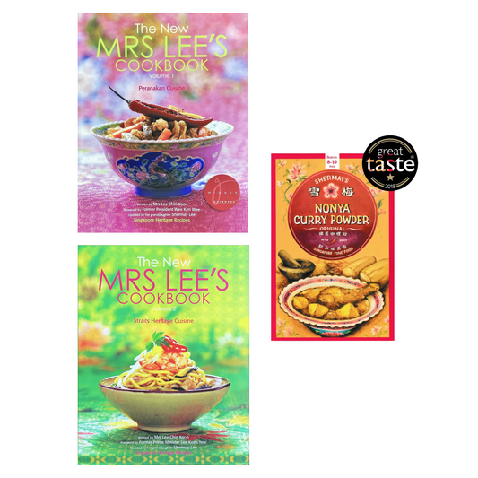 Cookbook Vol 1 & 2 + FREE Nonya Curry Powder Gift Set