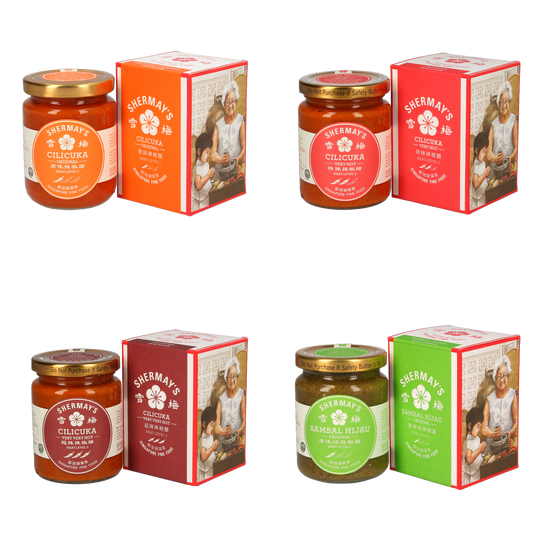 Shermay's Chilli Sauce Tasting Set of 4