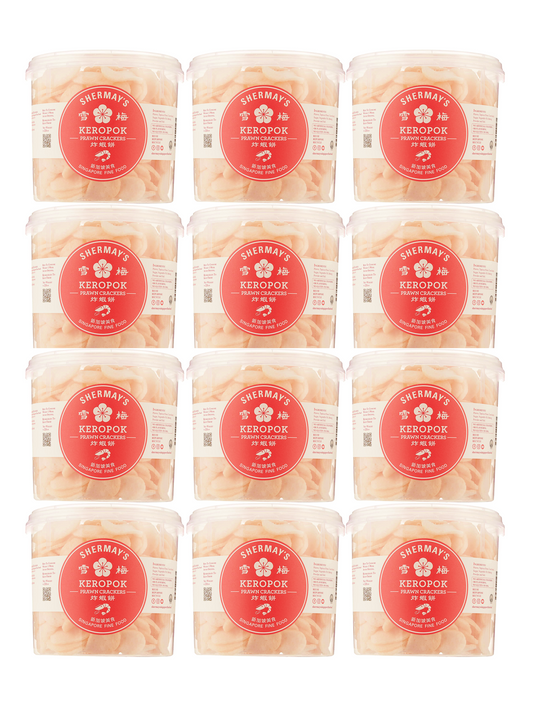 11 Prawn Cracker (Keropok) Buckets + 1 Prawn Cracker (Keropok) Bucket FREE