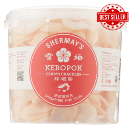 Front of Prawn Cracker (Keropok) Bucket