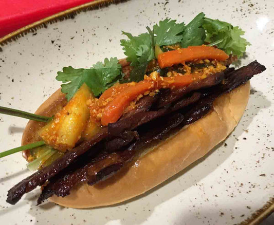 Shermay’s Singapore Bacon Sandwich (Bak Kwa Bacon Roti)