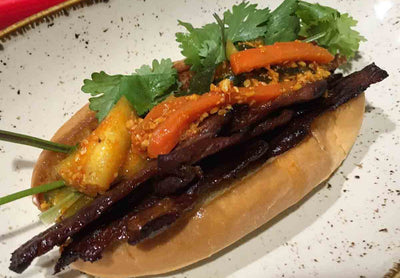 Shermay’s Singapore Bacon Sandwich (Bak Kwa Bacon Roti)