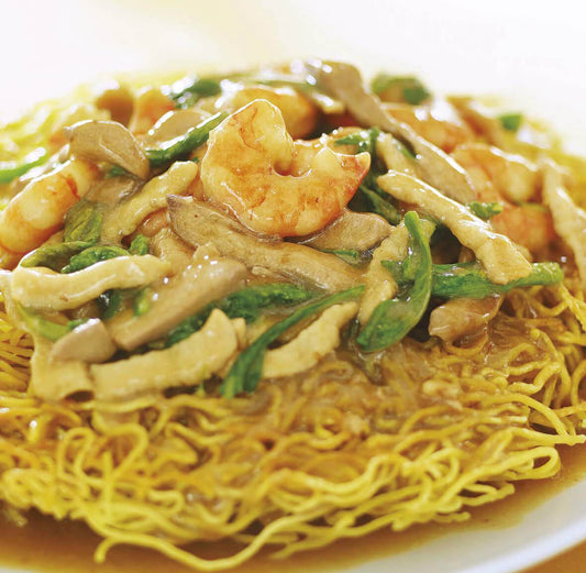 Grandma Lee’s Crispy Egg Noodles (Chow Mein)