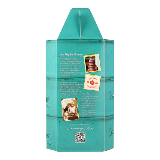 Vintage Teal Tingkat Gift Pair: Seafood