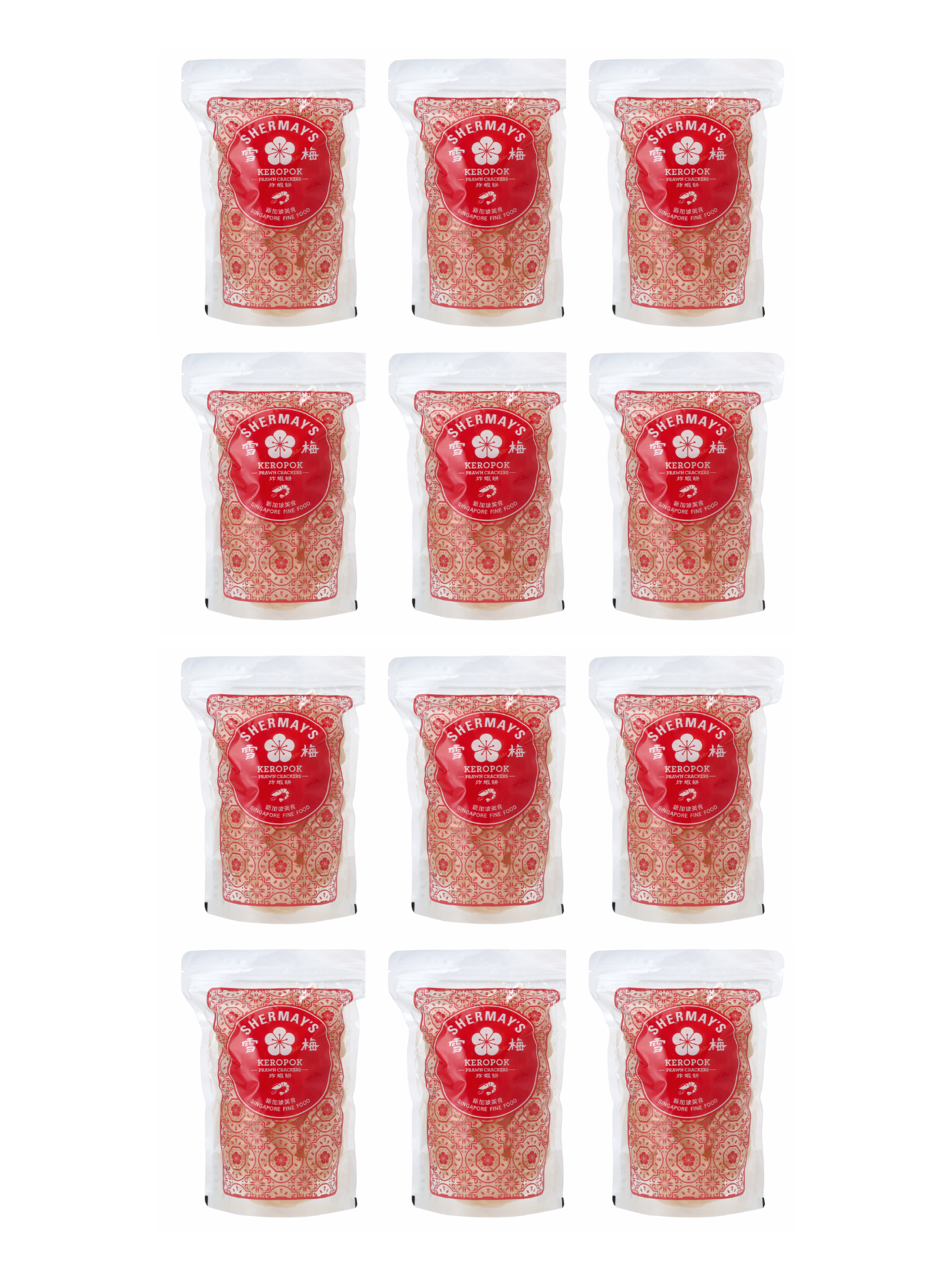 11 Paket Keropok Udang + 1 Paket Keropok Udang PERCUMA