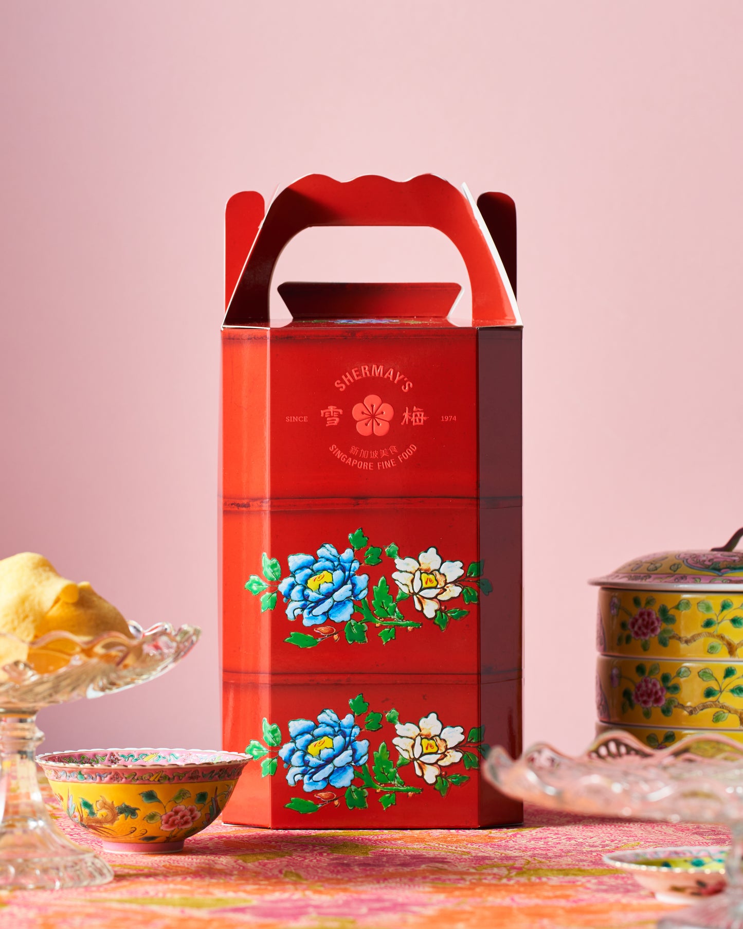 Tingkat Gifting Bundle - Lacquer Red, Rose Pink, Vintage Teal & Straits Green