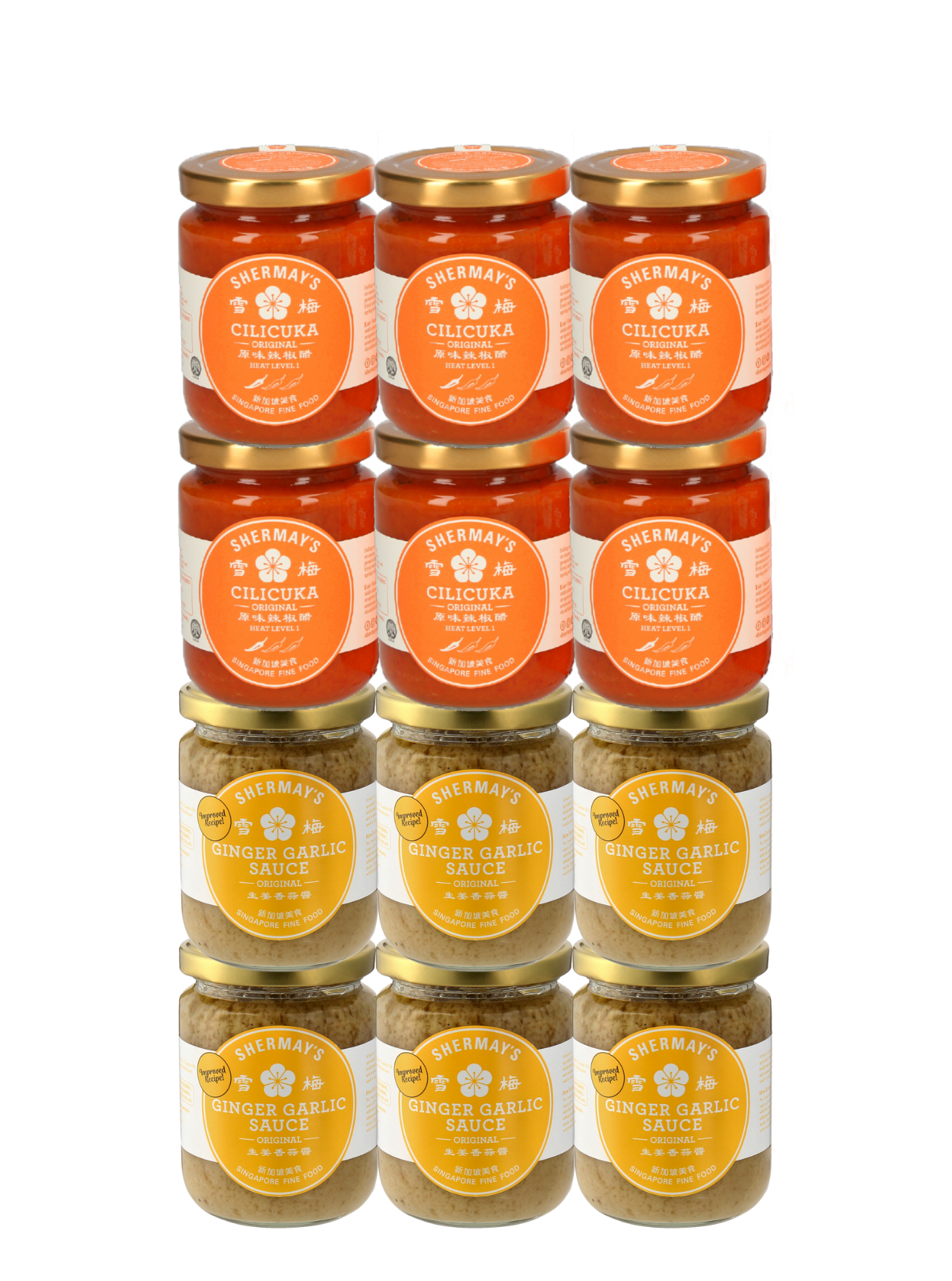 6 Cilicuka Original, 5 Ginger Garlic + 1 Ginger Garlic FREE