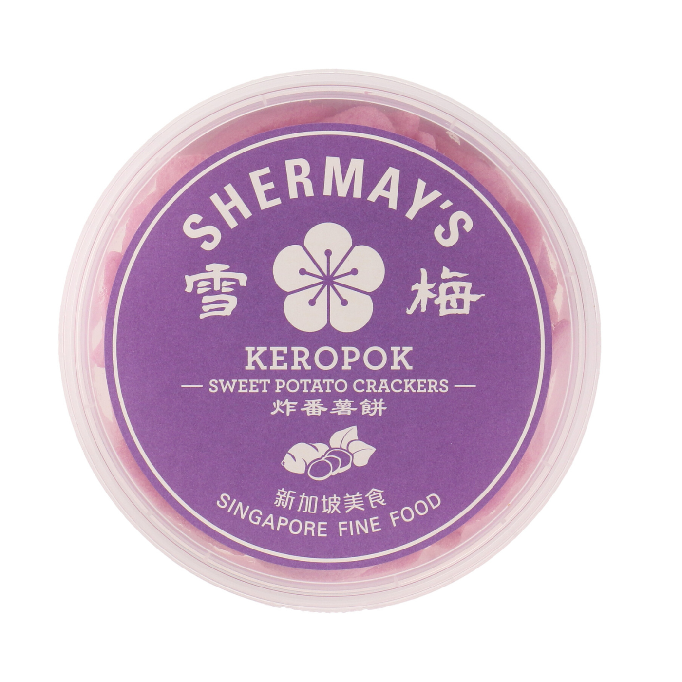 Rose Pink & Straits Green Tingkat Gift Pair: Keropok & Sauces