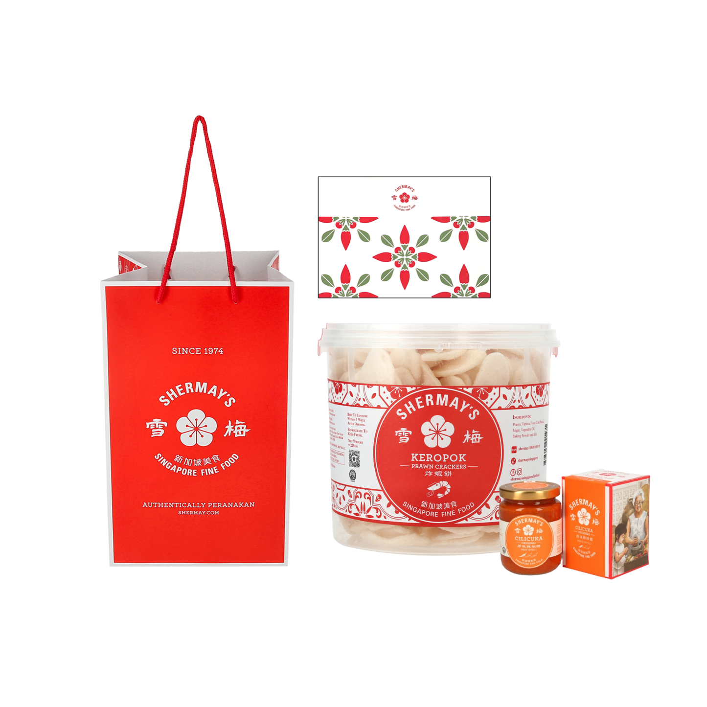 Prawn Cracker Bucket & Cilicuka Original Gift Set