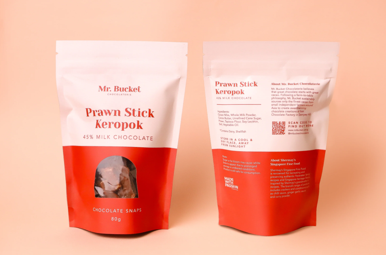 Mr Bucket x Shermay's Keropok Chocolate Snaps