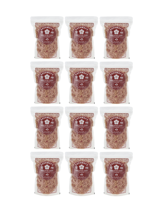 11 个 Keropok 薯条包 + 1 个 Keropok 薯条包免费