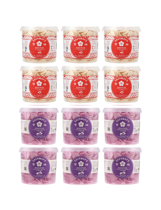 6 Prawn Bucket + 6 Sweet Potato Bucket Carton Deal