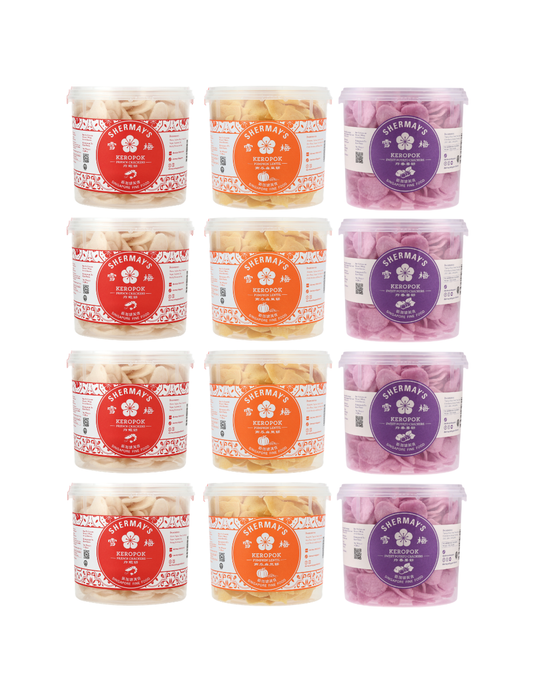 3 Prawn Buckets + 3 Pumpkin Buckets + 3 Sweet Potato Buckets Carton Deal