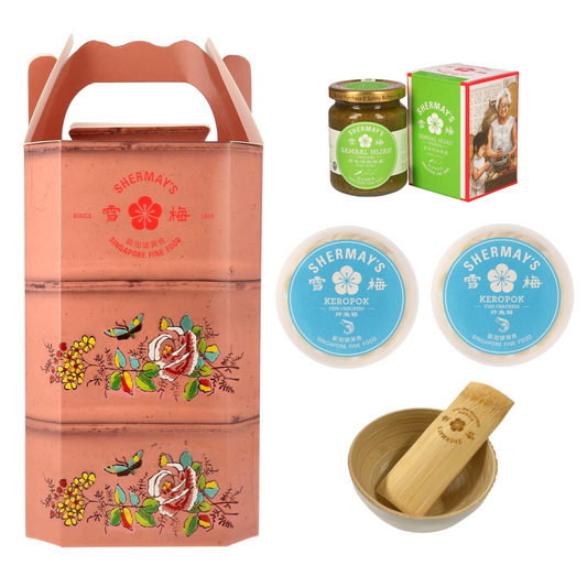 Tingkat Gifting Set with Special Bowl and Spoon - Pink
