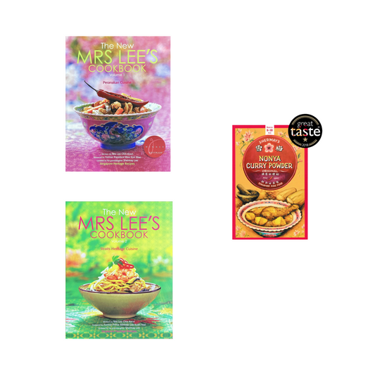 Cookbook Vol 1 & 2 + FREE Nonya Curry Powder Gift Set