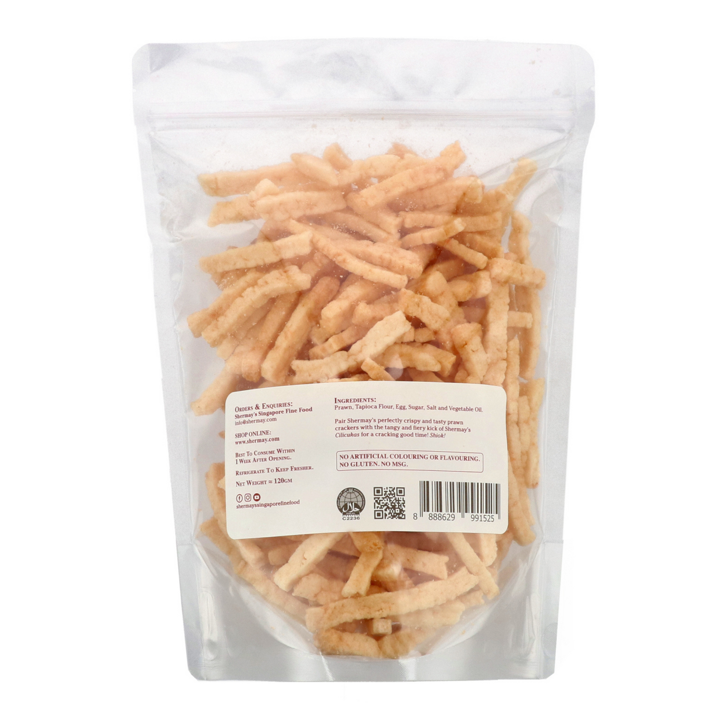 Set of 12 Keropok Fries (Cracker) Packets + Cilicuka Very Hot (Level 2) + FREE Medium Gift Bags