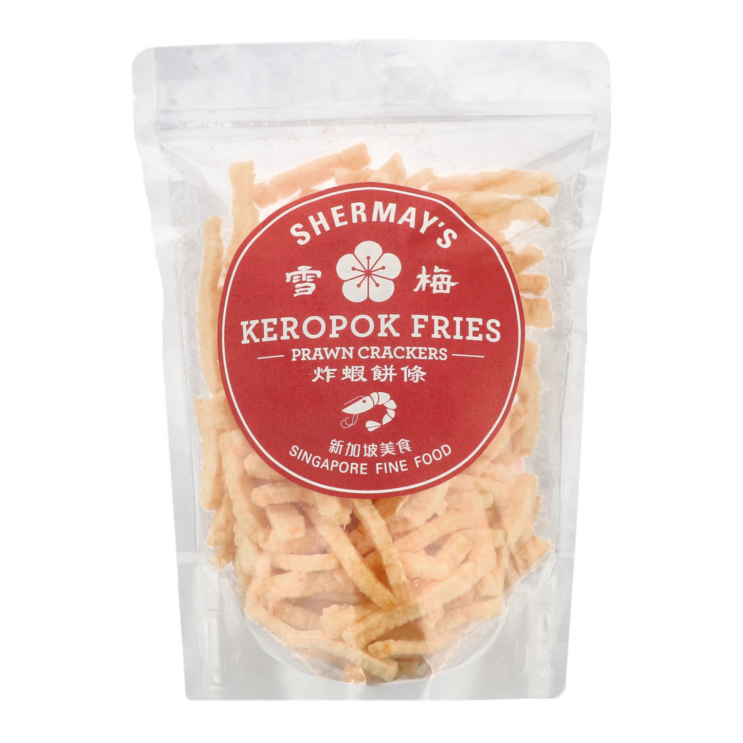 Set of 12 Keropok Fries (Cracker) Packets + Cilicuka Very Hot (Level 2) + FREE Medium Gift Bags