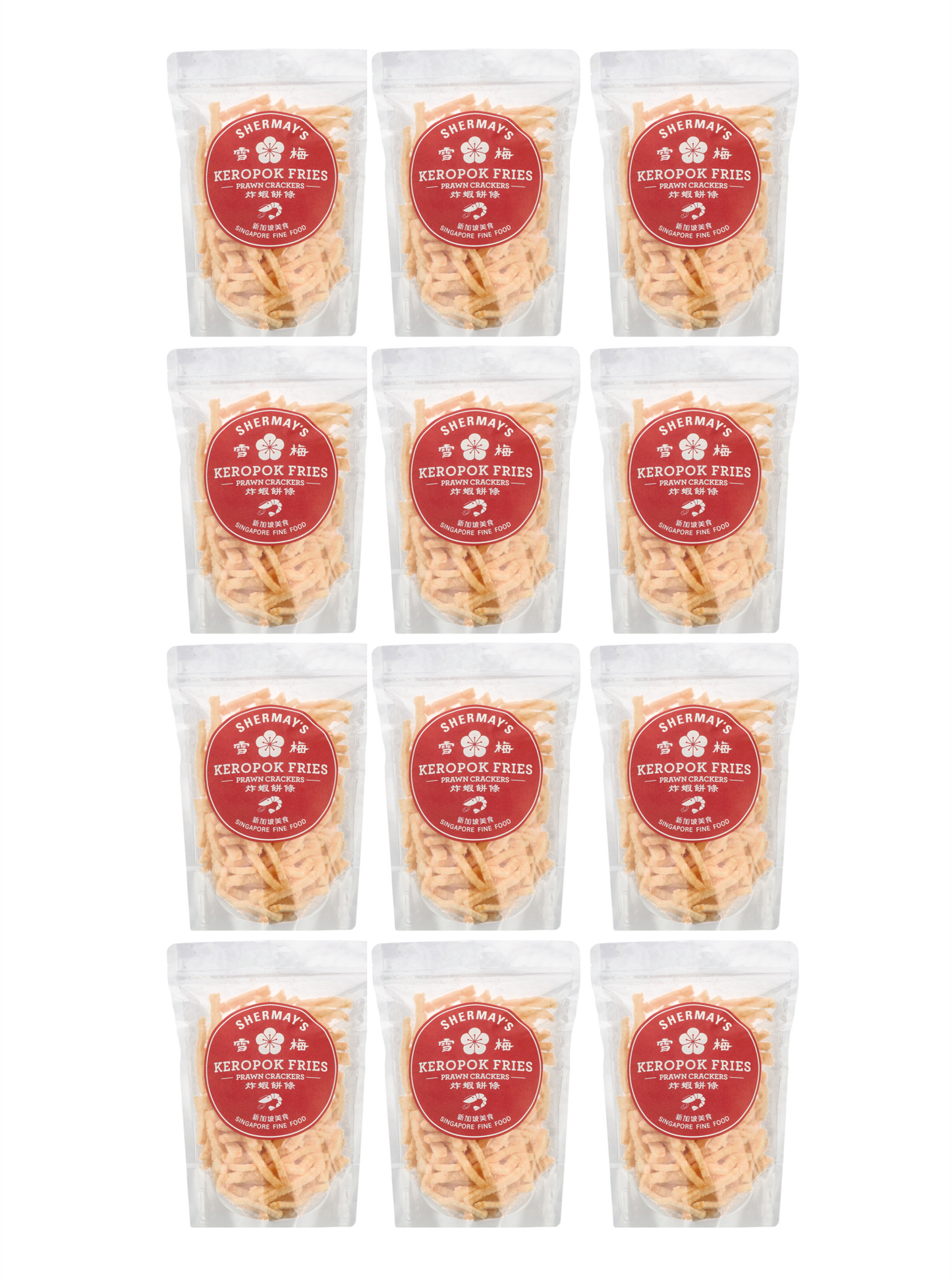 11 Keropok Fries Packets + 1 Keropok Fries Packet FREE