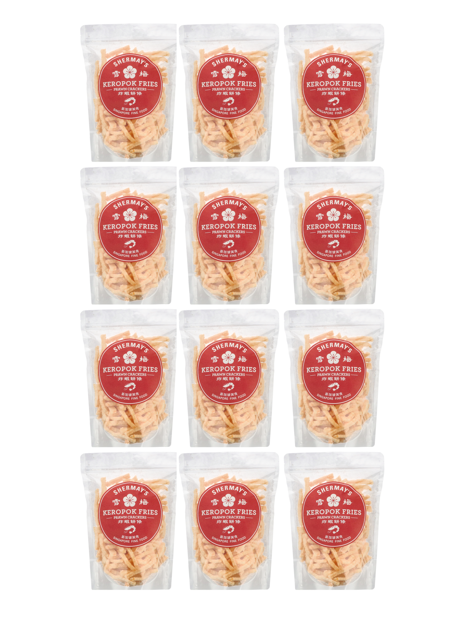 11 Keropok Fries Packets + 1 Keropok Fries Packet FREE